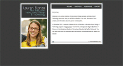 Desktop Screenshot of laurenfranza.com